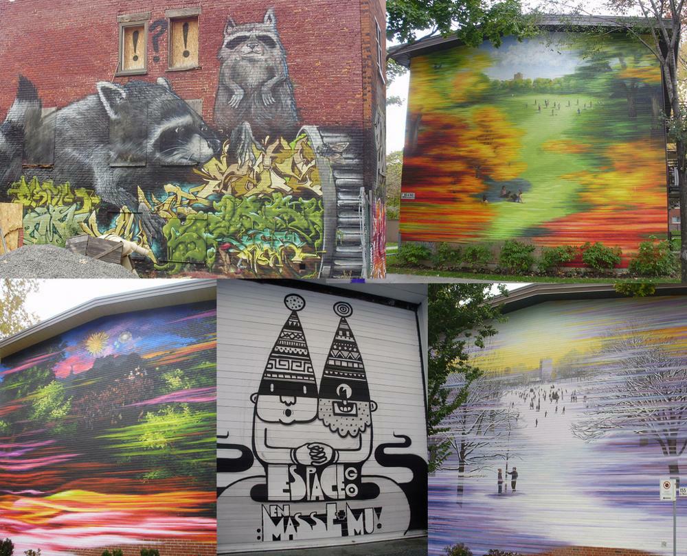 Graffiti, Murales y Street Art en MontrealBy COLECTIVO SURSYSTEM, Flickr